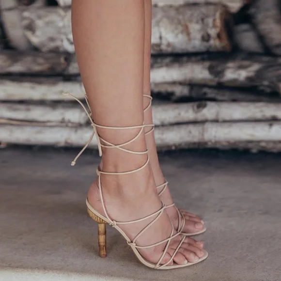 Cult Gaia Soleil Bamboo Heel size